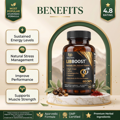 Bayskoo Libiboost Capsules | Premium Ayurvedic Blend