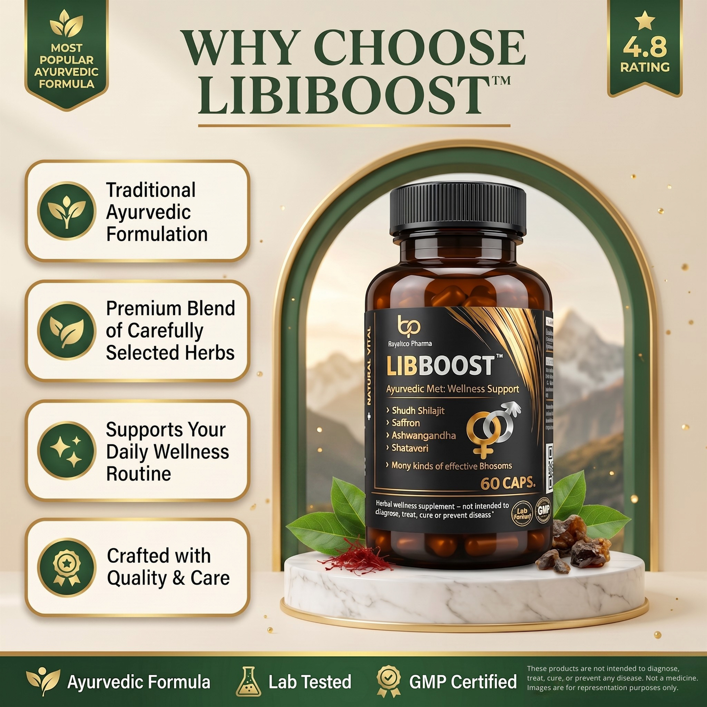 Bayskoo Libiboost Capsules | Premium Ayurvedic Blend