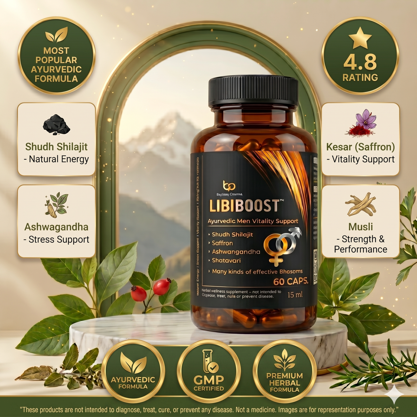 Bayskoo Libiboost Capsules | Premium Ayurvedic Blend
