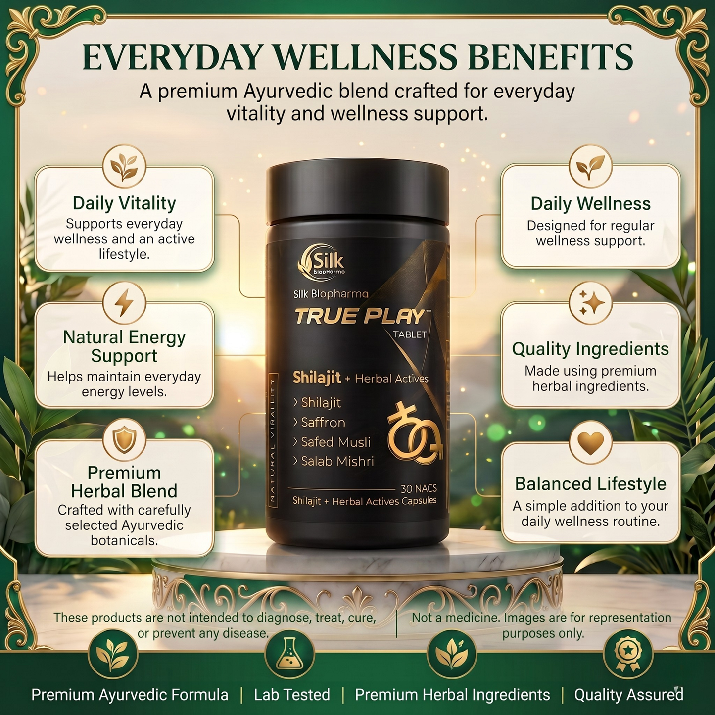 Truplay Chewable 30 Gummies | Natural Vitality & Energy Support