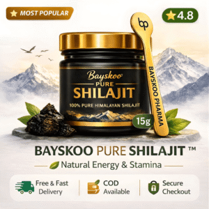 Bayskoo Pure Shilajit 15g Resin 68 Percent Fulvic Acid Lab Tested