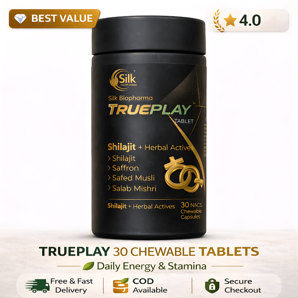 Truplay Chewable 30 Gummies Ayurvedic Performance & Vitality Booster.